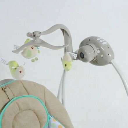 Дитяче крісло-качалка шезлонг-гойдалки Lorelli (Bertoni) Tango Grey сіра