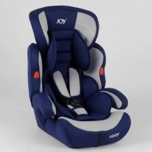 Автокрісло універсальне з бустером JOY NB-5222 група 1/2/3 вага 9 - 36 кг синє-біле