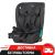 Дитяче автокрісло з підсклянником Carrello Yukon CRL-15808 Deepwater Grey i-Size 76-150см ISOFIX темно-сіре