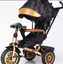 Триколісний велосипед коляска BestTrike "Perfetto" 8066/380-29 з музичною фарою