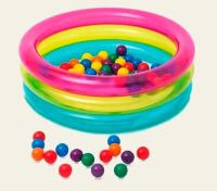 Дитячий надувний басейн Intex 48674 з м'ячиками