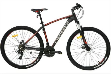 Велосипед спортивний гірський Crosser Inspiron 29 колеса 29 дюймів рама алюміній 19" чорно-червоний