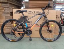 Дорослий спортивний гірський велосипед AZIMUT GEMINI колеса 29 дюймів GFRD / SHIMANO / рама 19"/ чорно-червоний