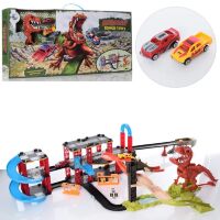 Дитяча іграшка Гоночний автотрек трек Траса TONGDE "Динозавр в місті" 8899-92-R (аналог Hot Wheels)**
