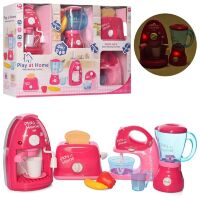 Дитячий ігровий набір Побутової техніки QF2575P Міксер Блендер Кавоварка, Тостер**