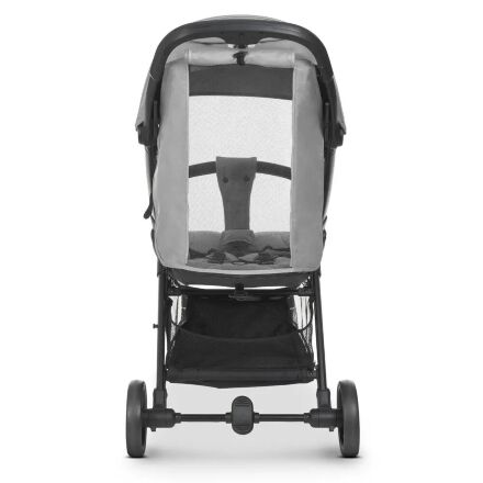 Коляска прогулочная El Camino ME 1084 ORION Silver з чохлом на ніжки / сіра**