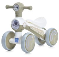 Дитяча каталка толокар M 5729-13 Мотоцикл з музикою та світлом / бежевий