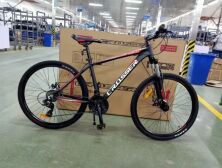 Велосипед спортивный горный Crosser Thomas 29 колеса 29 дюймов рама алюминий 17" черный