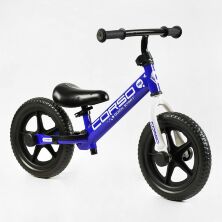 Біговел "CORSO SPRINT" JR-96033 Велобіг колеса EVA (піна) 12 дюймів, підставка для ніг / синій