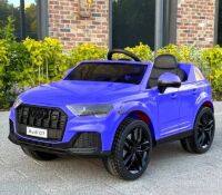 Дитячий одномісний електромобіль Джип M 5796EBLR-4 Audi 2 мотора, м'яке сидіння, MP3, USB, синій