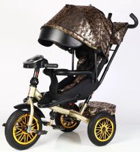 Триколісний велосипед коляска BestTrike "Perfetto" 8066 / 819-40 з музичною фарою