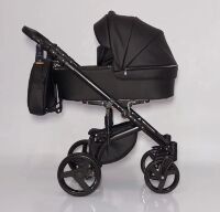 Коляска дитяча універсальна "ALMONDO" екошкіра всесезонна коляска, з модульною системою 2в1