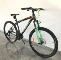 Спортивний гірський велосипед Crosser Boy XC-200 26 дюймів чорно-зелений Спортивний гірський велосипед Crosser Boy XC-200 26 дюймів чорно-зелений