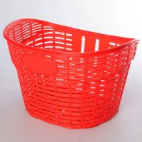 Кошик на велосипед AS1908 для коліс 12-16 дюймів пластик червона