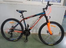 Спортивний гірський велосипед Crosser Boy XC-200 26 дюймів чорно-помаранчевий