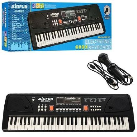 Синтезатор дитячий Bigfun BF-630A1 з мікрофоном