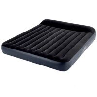 Надувний велюр матрац-ліжко INTEX 64144 чорний**
