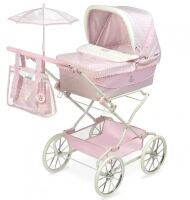 Коляска для ляльок з сумкою та парасолькою DeCuevas , 90 см, складана, серія Ніцца (82046)