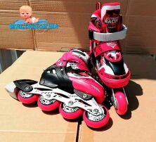 Дитячі ролики Disney Cars S (31-34) c металевою рамою (RS0107) Червоний