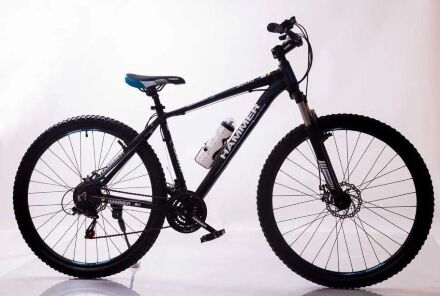 Велосипед гірський спортивний S200 HAMMER колеса 29 дюймів рама алюміній чорно-синій