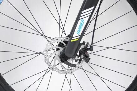 Велосипед гірський спортивний S200 HAMMER колеса 29 дюймів рама алюміній чорно-синій