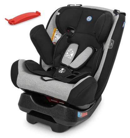 Автокрісло дитяче EL CAMINO ME 1017 STEP Royal Gray група 0+1+2+3 сіре **