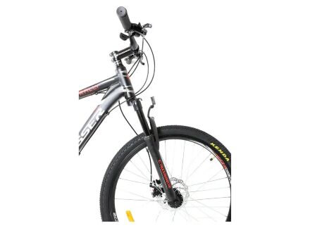 Спортивний Гірський алюмінієвий велосипед 26д Crosser Rally з дисковими гальмами/Shimano Tourney/ чорно-синій