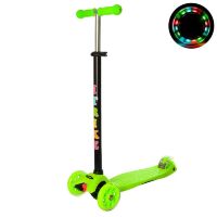Самокат дитячий складаний iTrike JR 3-003-G MAXI салатовий **