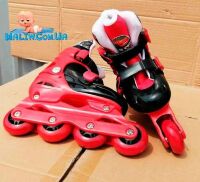 Дитячі ролики Disney Cars RS0116 розмір 30-33 Червоний