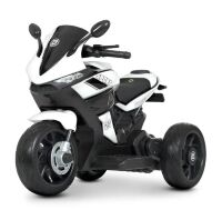 Дитячий електромобіль мотоцикл трицикл Bambi Racer M 4454EL-1 на EVA колесах білий **