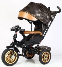 Триколісний велосипед коляска BestTrike "Perfetto" 8066 / 515-09 з музичною фарою