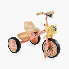 Триколісний дитячий велосипед на педалях Best Trike BS-34944 українське озвучування для дівчинки