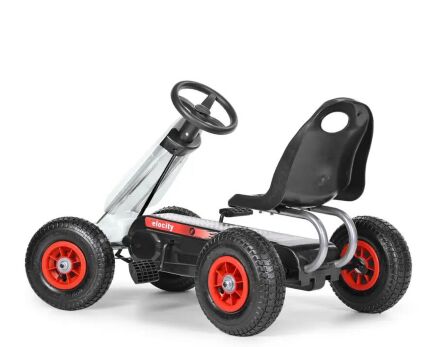 Дитячий педальний карт на надувних колесах Bambi M 3626A-2 чорний