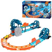 Дитячий трек автотрек гоночний 89906 машинка на акумуляторі звук, світло