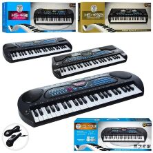 Синтезатор дитячий HS4911-21-31 49 клавіш, мікрофон, USB шнур, запис, демо версія, 3 види