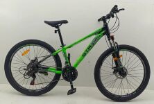 Спортивний Гірський алюмінієвий велосипед 26д CORSO «GTR-3000» GT-26080 Shimano 21 швидкість/зелений
