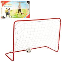Футбольні ворота M 6022 з сіткою і м'ячем. Є шкала ведення рахунку зі звуком