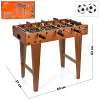 Футбол дитячий підлоговий на ніжках 0332-HF дерев'яний на штангах