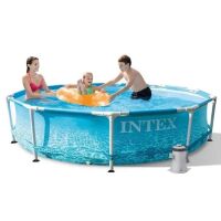 Каркасний круглий басейн INTEX 28208 розмір 305-76см з фільтр-насосом