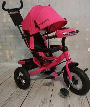 Велосипед дитячий триколісний TURBOTRIKE M 3115-6HA рожевий **