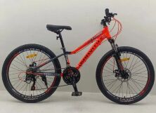 Велосипед Спортивний Corso «Gravity» 24" дюймів GR-24005 алюмінієва рама 12’’, обладнання Shimano 21