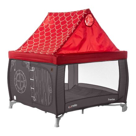 Манеж дитячий CARRELLO Treviso CRL-11603 Magnet Grey знімний дах