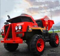 Дитячий двомісний електромобіль Самоскид Bambi Racer 4WD M 4520EBLR-3 на EVA колесах / червоний**