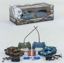 Бойовий Танк на радіокеруванні 333-TK 11 на акумуляторі 3.6 V. Танковий бій. Два танки зі світлом та звуком
