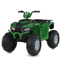 Дитячий електромобіль Квадроцикл M 6060EL-5(24V) шкіряне сидіння зелений