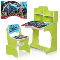 Дитяча парта растишка Bambi W 2071-73-2 Bikes Лайм
