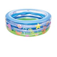 Дитячий надувний басейн Bestway 51028 з ремонтним набором Морські мешканці Дитячий надувний басейн Bestway 51028 з ремонтним набором Морські мешканці