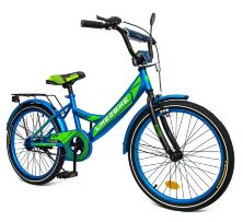 Дитячий двоколісний велосипед 20 дюймів 242002 Like2bike Sky ручне гальмо, синій