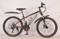 Велосипед спортивний MTB 24 дюйми Hammer NEW S200 рама 14 дюймів, промпідшипник, покришка GST JET ARMOR, чорний