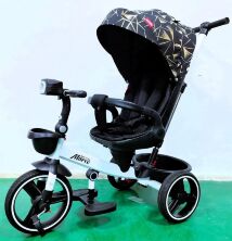 Триколісний велосипед коляска BestTrike "Marco" 9155 / 319-22 з музичною фарою та телескопічною ручкою